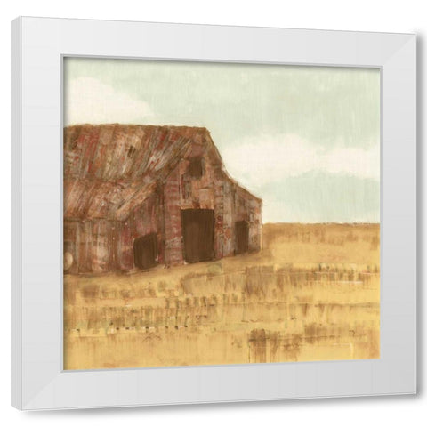 Maupin Farm I White Modern Wood Framed Art Print by Fagalde, Jarman