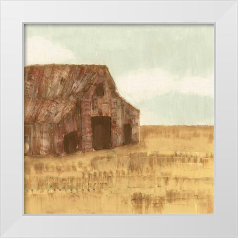Maupin Farm I White Modern Wood Framed Art Print by Fagalde, Jarman