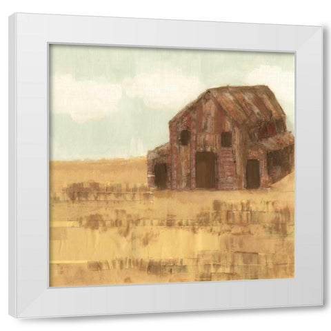 Maupin Farm II White Modern Wood Framed Art Print by Fagalde, Jarman