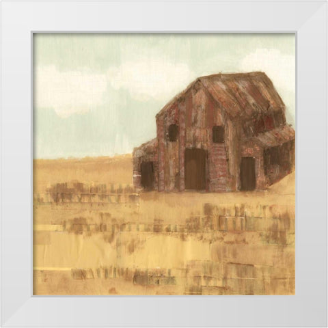 Maupin Farm II White Modern Wood Framed Art Print by Fagalde, Jarman