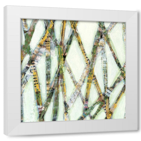 Lemongrass I White Modern Wood Framed Art Print by Fagalde, Jarman