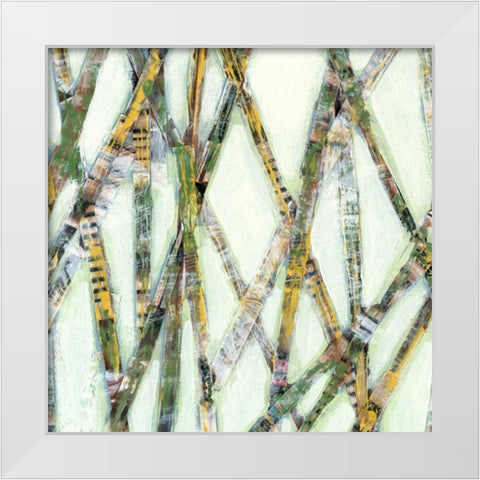 Lemongrass I White Modern Wood Framed Art Print by Fagalde, Jarman