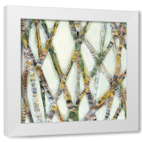 Lemongrass II White Modern Wood Framed Art Print by Fagalde, Jarman