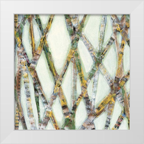 Lemongrass II White Modern Wood Framed Art Print by Fagalde, Jarman