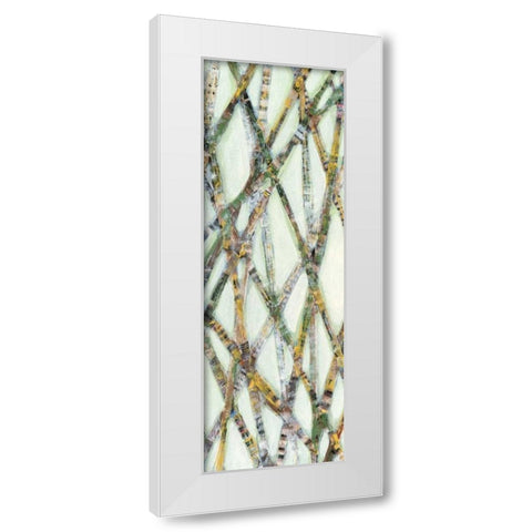 Lemongrass III White Modern Wood Framed Art Print by Fagalde, Jarman