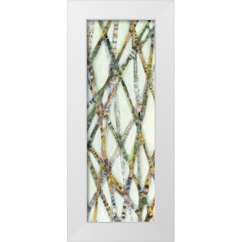 Lemongrass III White Modern Wood Framed Art Print by Fagalde, Jarman