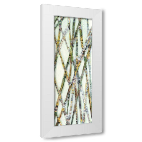 Lemongrass IV White Modern Wood Framed Art Print by Fagalde, Jarman