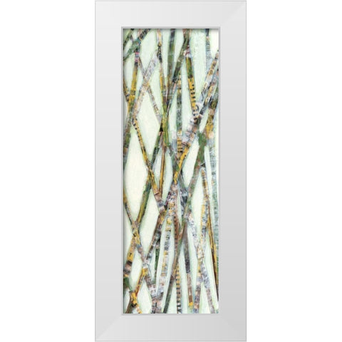 Lemongrass IV White Modern Wood Framed Art Print by Fagalde, Jarman