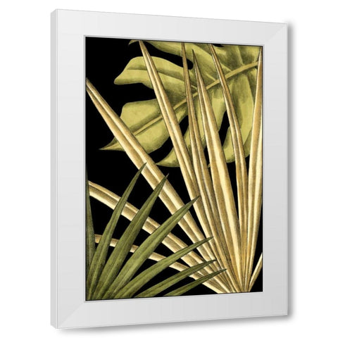 Rustic Tropical Leaves IV White Modern Wood Framed Art Print by Harper, Ethan