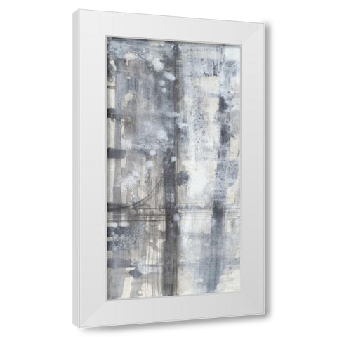 Grey Matter I White Modern Wood Framed Art Print by Goldberger, Jennifer