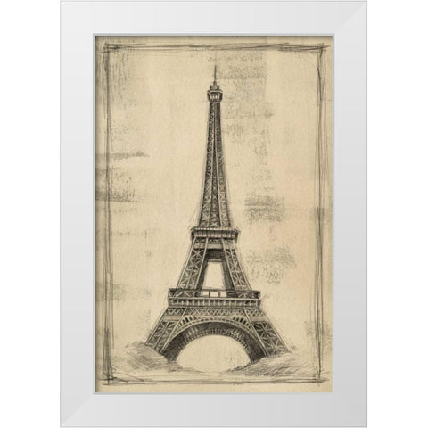 European Icons I White Modern Wood Framed Art Print by Harper, Ethan