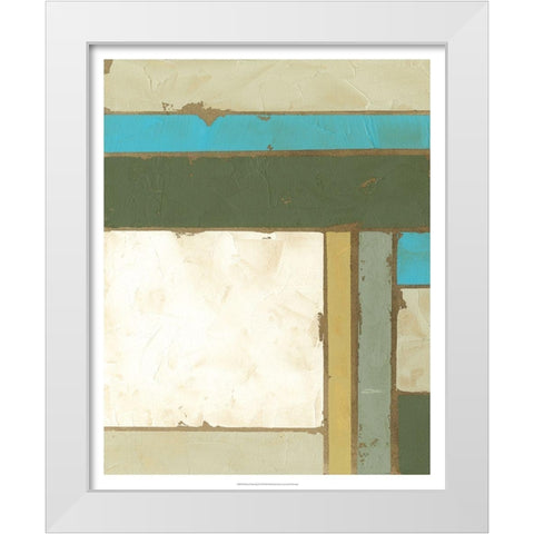 Weathered Paneling I White Modern Wood Framed Art Print by Goldberger, Jennifer