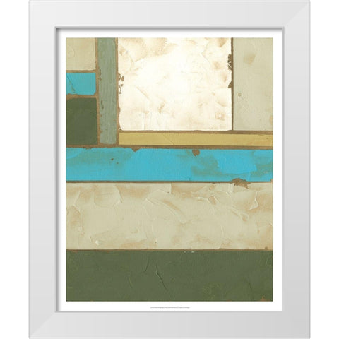 Weathered Paneling II White Modern Wood Framed Art Print by Goldberger, Jennifer