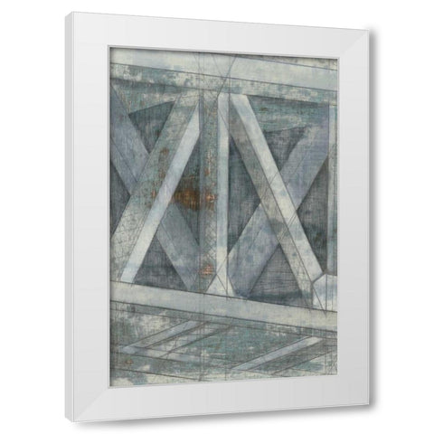 Truss I White Modern Wood Framed Art Print by Goldberger, Jennifer