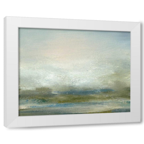 Sea I White Modern Wood Framed Art Print by Gordon, Sharon