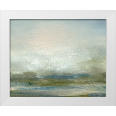 Sea I White Modern Wood Framed Art Print by Gordon, Sharon