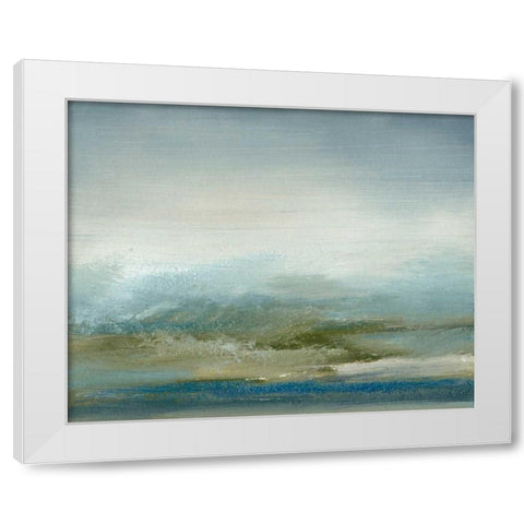 Sea II White Modern Wood Framed Art Print by Gordon, Sharon