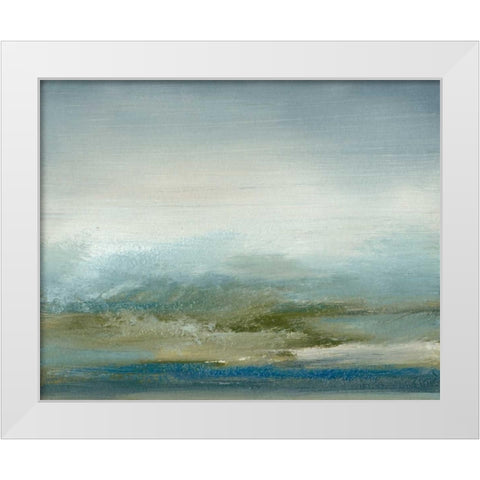 Sea II White Modern Wood Framed Art Print by Gordon, Sharon