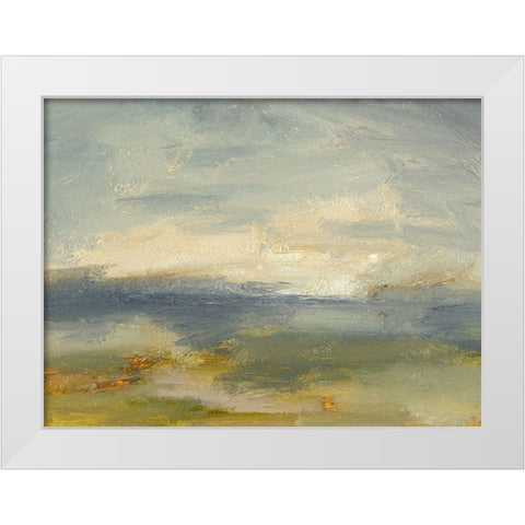 Lovely Day I White Modern Wood Framed Art Print by Gordon, Sharon
