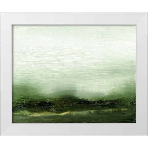 Verdant III White Modern Wood Framed Art Print by Gordon, Sharon