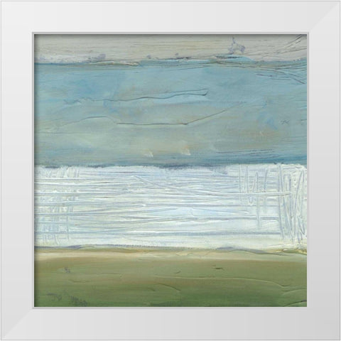 Spring Vista II White Modern Wood Framed Art Print by Harper, Ethan