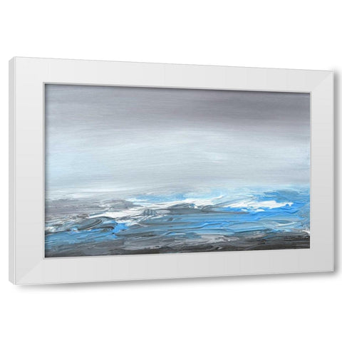 Serene IV White Modern Wood Framed Art Print by Gordon, Sharon