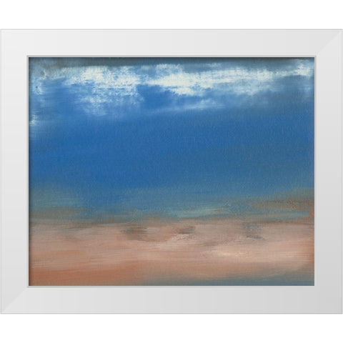 Caribe I White Modern Wood Framed Art Print by Gordon, Sharon