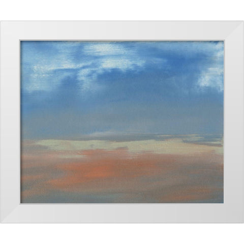 CaribeII White Modern Wood Framed Art Print by Gordon, Sharon