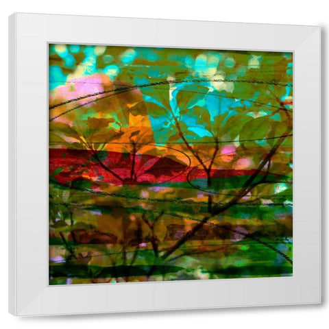 Abstract Leaf Study III White Modern Wood Framed Art Print by Jasper, Sisa