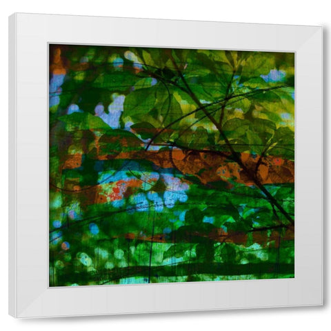 Abstract Leaf Study IV White Modern Wood Framed Art Print by Jasper, Sisa