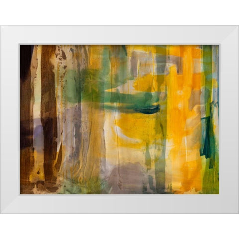 Intuition VII White Modern Wood Framed Art Print by Jasper, Sisa