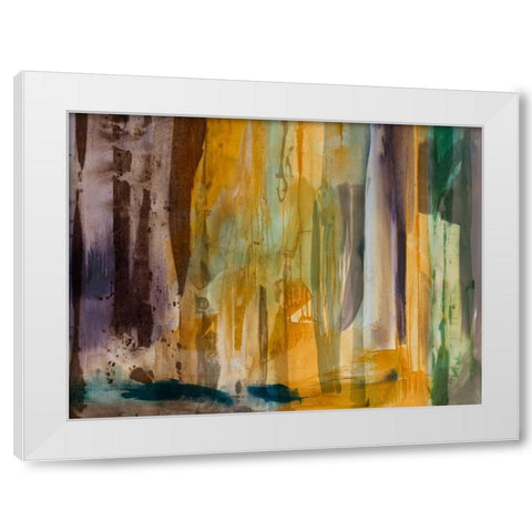 Intuition VIII White Modern Wood Framed Art Print by Jasper, Sisa