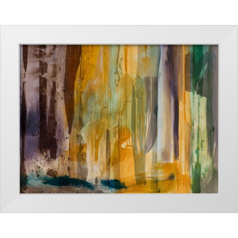 Intuition VIII White Modern Wood Framed Art Print by Jasper, Sisa