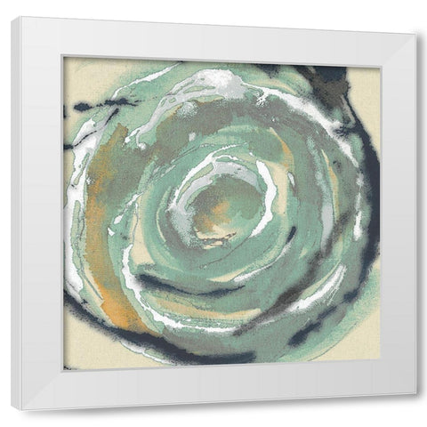 Flora III White Modern Wood Framed Art Print by Jasper, Sisa