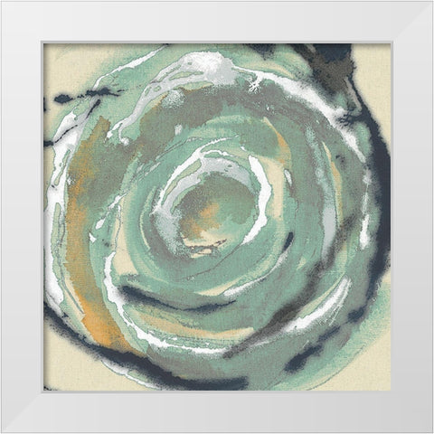 Flora III White Modern Wood Framed Art Print by Jasper, Sisa
