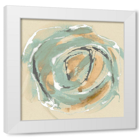 Flora IV White Modern Wood Framed Art Print by Jasper, Sisa