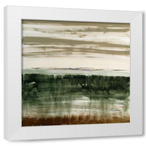 Juncture I White Modern Wood Framed Art Print by Jasper, Sisa