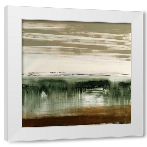 Juncture II White Modern Wood Framed Art Print by Jasper, Sisa