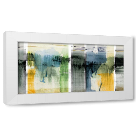 Forest Horizon I White Modern Wood Framed Art Print by Jasper, Sisa