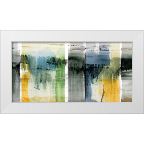 Forest Horizon I White Modern Wood Framed Art Print by Jasper, Sisa