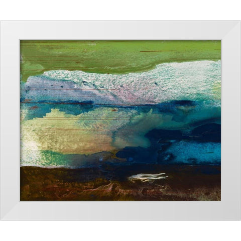 Free Rein I White Modern Wood Framed Art Print by Jasper, Sisa