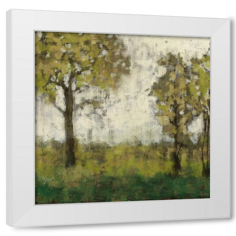 Meadow Lands II White Modern Wood Framed Art Print by Goldberger, Jennifer