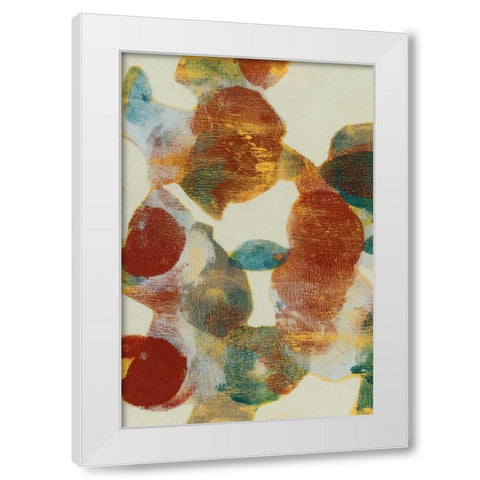 Shape Shift I White Modern Wood Framed Art Print by Goldberger, Jennifer