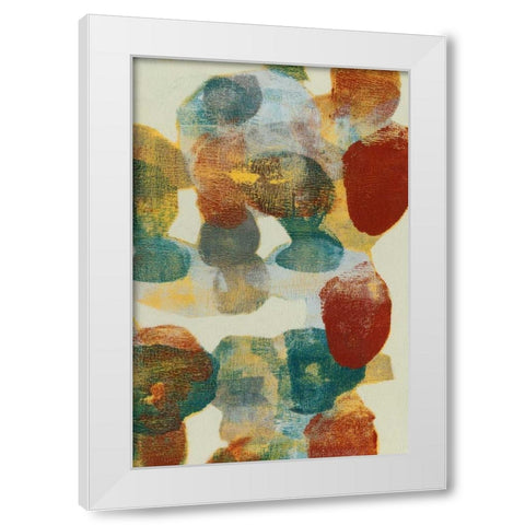 Shape Shift II White Modern Wood Framed Art Print by Goldberger, Jennifer