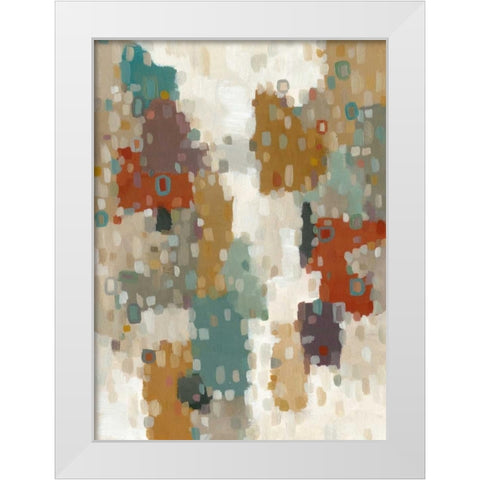 Boerum I White Modern Wood Framed Art Print by Zarris, Chariklia