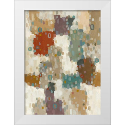 Boerum II White Modern Wood Framed Art Print by Zarris, Chariklia