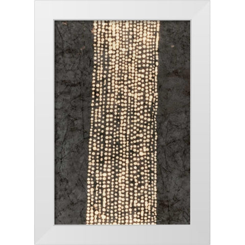 Primitive Patterns VI White Modern Wood Framed Art Print by Stramel, Renee W.