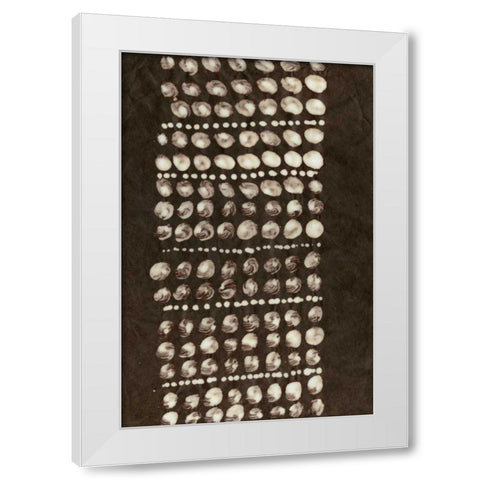 Primitive Patterns VIII White Modern Wood Framed Art Print by Stramel, Renee W.