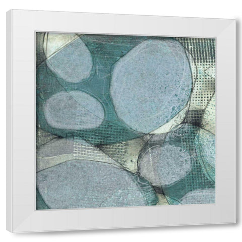 Intersected I White Modern Wood Framed Art Print by Goldberger, Jennifer