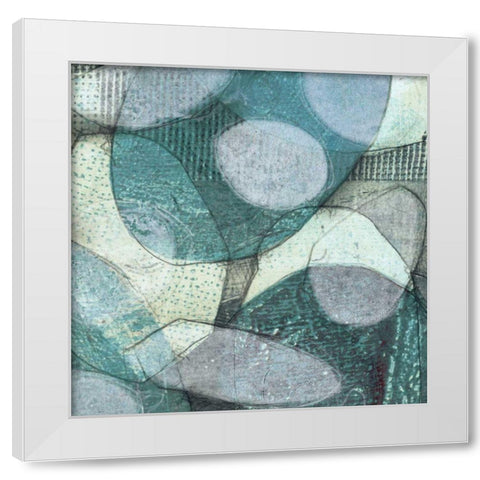 Intersected II White Modern Wood Framed Art Print by Goldberger, Jennifer